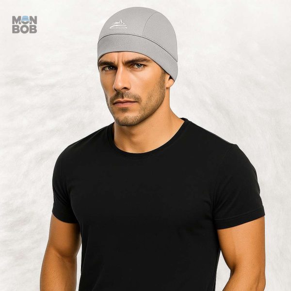 Accessoire vélo léger, sous-casque gris clair