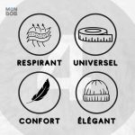 Sous-casque de vélo en noir, idéal pour les trajets à vélo