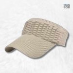 Visière femme beige élégante pour l'été