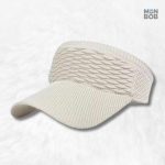 Visière Femme Crème pour une protection solaire estivale