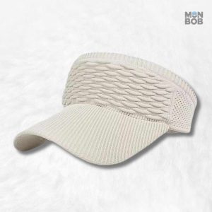 Visière Femme Crème pour une protection solaire estivale