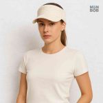 Accessoire mode été : Visière Femme crème pour rester au frais