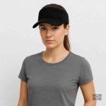 Casquette femme été, visière noire élégante